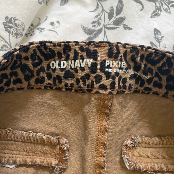 Bundle- Dark Navy and Leopard print Pixie work pants - Picture 12 of 12